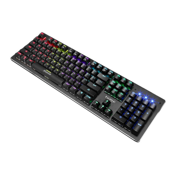 Marvo Scorpion KG909 RGB LED Full Size Mechanical Gaming Keyboard with Blue Switches-Keyboards-Gigante Computers