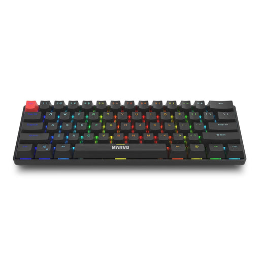 Marvo Scorpion KG933G Saber 61 Wired Mechanical RGB 60% UK Layout Gaming Keyboard (Black)-Keyboard-Gigante Computers