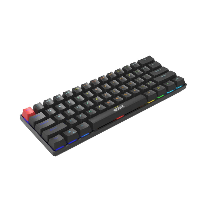 Marvo Scorpion KG933G Saber 61 Wired Mechanical RGB 60% UK Layout Gaming Keyboard (Black)-Keyboard-Gigante Computers