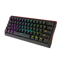 Marvo Scorpion KG962-UK USB Mechanical gaming Keyboard with Red Mechanical Switches, 60% Compact Design with detachable USB Type-C Cable, Adjustable Rainbow Backlights, Anti-ghosting N-Key Rollover-Keyboards-Gigante Computers