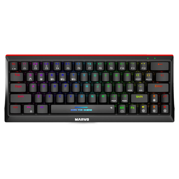 Marvo Scorpion KG962W-UK Wireless Mechanical Gaming Keyboard with Red Switches-Keyboard-Gigante Computers
