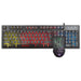 Marvo Scorpion KM409 7 Colour Rainbow LED USB Gaming Keyboard Mouse Set-Bundles-Gigante Computers