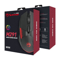 Marvo Scorpion M291 Gaming Mouse, USB, 6 LED Colours, Adjustable up to 6400 DPI, Gaming Grade Optical Sensor with 6 Programmable Buttons-Mice-Gigante Computers