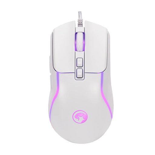 Marvo Scorpion M292 Capo 20 USB RGB Programmable Gaming Mouse (White)-Gigante Computers