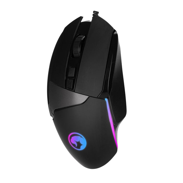 Marvo Scorpion M411 Gaming Mouse, USB, RGB, Adjustable up to 12800 DPI, Gaming Grade Optical Sensor with 8 Programmable Buttons-Mice-Gigante Computers