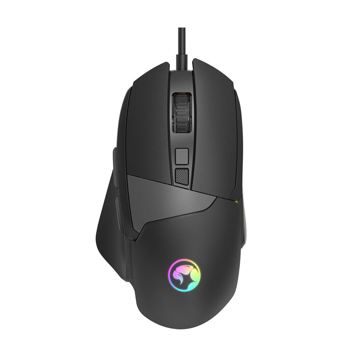 Marvo Scorpion M411 Gaming Mouse, USB, RGB, Adjustable up to 12800 DPI, Gaming Grade Optical Sensor with 8 Programmable Buttons-Mice-Gigante Computers