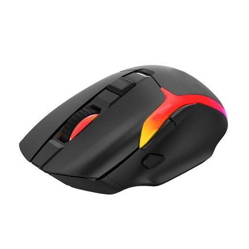 Marvo Scorpion M729W Wireless Gaming Mouse, Rechargeable, RGB with 7 Lighting Modes, 6 adjustable levels up to 4800 dpi, Gaming Grade Optical Sensor with 7 Buttons, Black-Mice-Gigante Computers