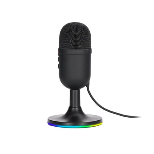 Marvo Scorpion MIC-06 Blast 40 USB RGB Noise Cancelling Wired Microphone (Black)-Speakers-Gigante Computers
