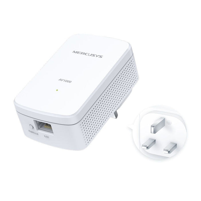 Mercusys MP500 KIT AV1000 Gigabit Powerline Starter Kit (UK Plug)-Homeplug-Gigante Computers