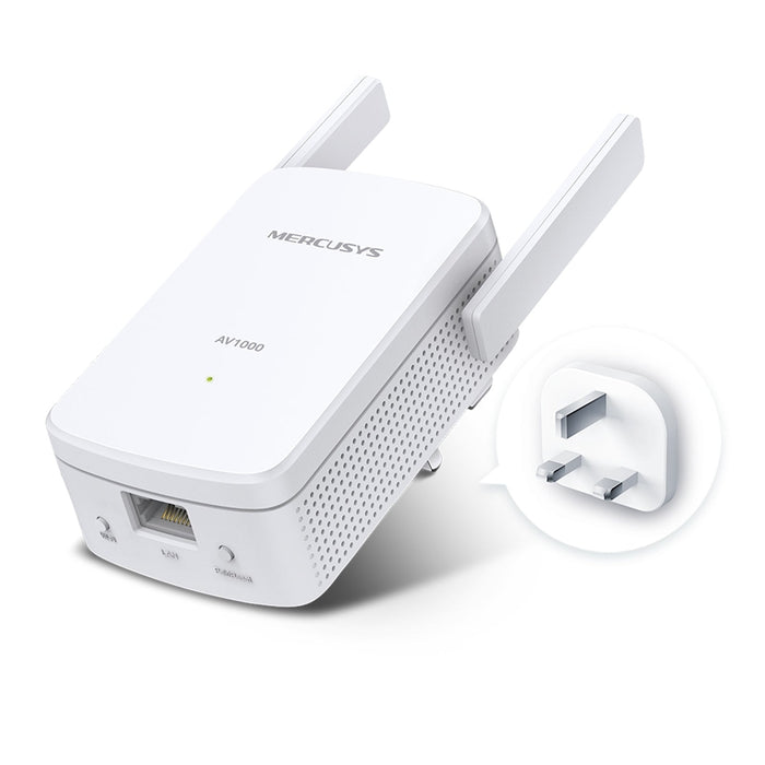 Mercusys (MP510 KIT) 300Mbps Wireless N Powerline Adapter Kit, AV2 1000, 1-Port-Powerline Adapters-Gigante Computers