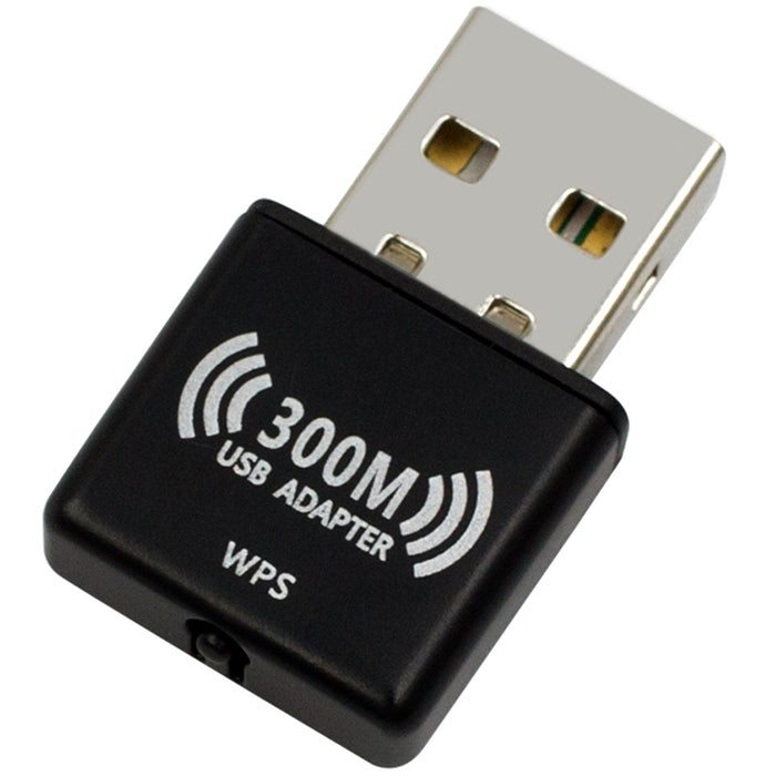N300 WiFi 4 Wireless USB Adapter (Bulk Packaged/Poly Bag)-Networking-Gigante Computers