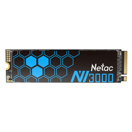 Netac 1TB NV3000 M.2 NVMe SSD, M.2 2280, PCIe3, 3D TLC NAND, R/W 3100/2100 MB/s, 200K/190K IOPS-Internal SSD Drives-Gigante Computers