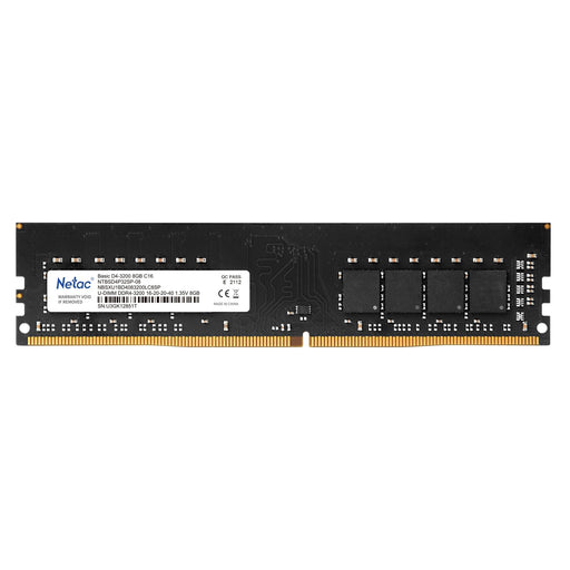 Netac 8GB No Heatsink (1 x 8GB) DDR4 3200MHz DIMM System Memory-System Memory-Gigante Computers