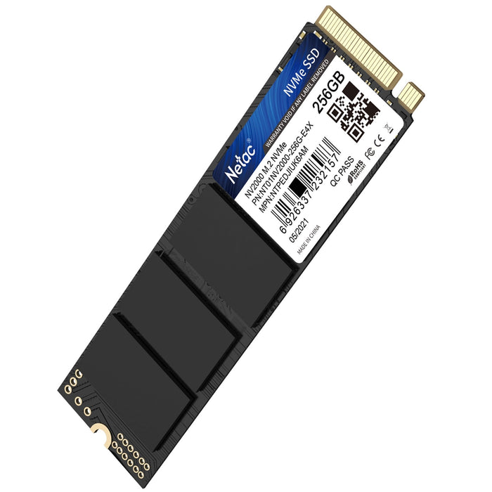 Netac NV2000 M.2 PCIe NVMe 256GB SSD-Gigante Computers