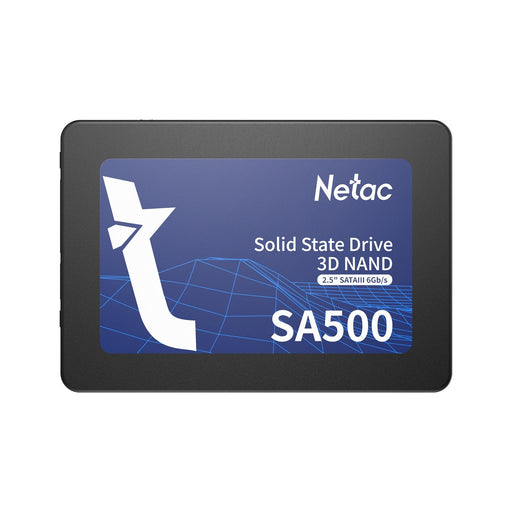 Netac SA500 (NT01SA500-128-S3X) 128GB 2.5 Inch SSD, Sata 3 Interface, Read 500MB/s, 400 Write MB/s, 3 Year Warranty-Hard Drives-Gigante Computers