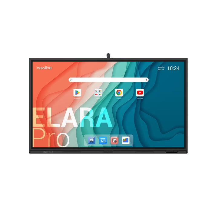 Newline TT-8623QCA+ ELARA PRO 86", IR TOUCH, ANDROID 13 EDLA, USB-C (100watt), BYOM, CAST+, DM+, CAM, MIC, SUB (20W), NFC-Gigante Computers