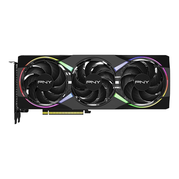 PNY GeForce RTX 5060 Ti 16GB EPIC-X RGB OC 16GB, GDDR7 Graphics Card, 4608, Cuda Cores, 2406NHZ Core Clock, Triple Fan, 3 x Display Ports/1x HDMI Port-Graphics Cards-Gigante Computers