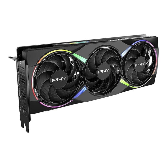 PNY GeForce RTX 5060 Ti 16GB EPIC-X RGB OC 16GB, GDDR7 Graphics Card, 4608, Cuda Cores, 2406NHZ Core Clock, Triple Fan, 3 x Display Ports/1x HDMI Port-Graphics Cards-Gigante Computers