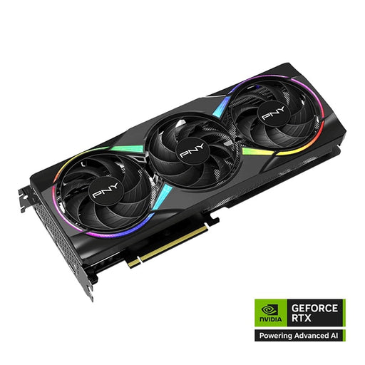 PNY GeForce RTX 5060 Ti 16GB EPIC-X RGB OC 16GB, GDDR7 Graphics Card, 4608, Cuda Cores, 2406NHZ Core Clock, Triple Fan, 3 x Display Ports/1x HDMI Port-Graphics Cards-Gigante Computers