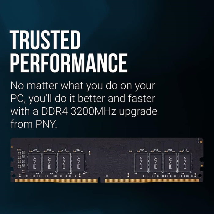 PNY MD8GSD43200-SI 8GB DDR4 3200MHz DIMM Bulk System Memory-Memory-Gigante Computers