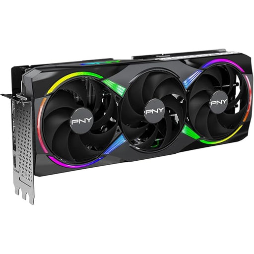 PNY NVIDIA GEFORCE RTX 5080 ARGB EPIC-X RGB OC16GB, GDDR7 Graphics Card, 10,752 Cuda Cores, 22.3GHz Core Clock, Triple Fan, 3 x Display Ports/ 1 x HDMI Port-Graphics Cards-Gigante Computers