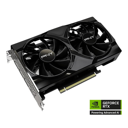 PNY NVIDIA GeForce RTX 5050 8GB GDDR6 Graphics Card, 2560 CUDA Cores, 2317 MHz Core Clock, Dual Fan, 3x DisplayPorts / 1x HDMI Port-Graphics Cards-Gigante Computers