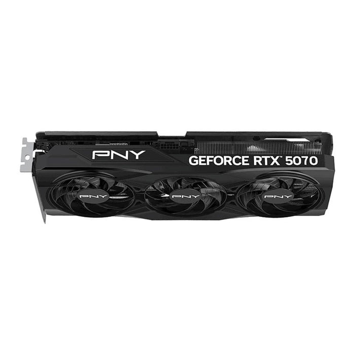 PNY NVIDIA GeForce RTX 5070 OC 12GB GDDR7 Graphics Card, 6144 CUDA Cores, 2160 MHz Core Clock, Triple Fan, 3x DisplayPorts / 1x HDMI Port-Graphics Cards-Gigante Computers