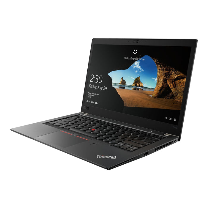 PREMIUM REFURBISHED Lenovo ThinkPad T480s Intel Core i7 8th Gen Laptop, 14 Inch Full HD 1080p Screen, 8GB RAM, 256GB SSD, Windows 11 Pro-Laptops-Gigante Computers