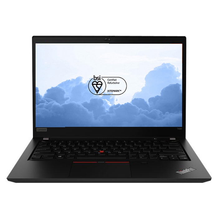PREMIUM REFURBISHED Lenovo ThinkPad T490 Intel Core i5-8265U 8th Gen Laptop, 14 Inch Full HD 1080p Screen, 8GB RAM, 256GB SSD, Windows 11 Pro-Laptops-Gigante Computers