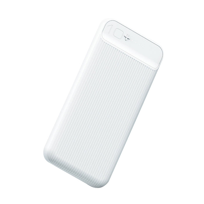 PREVO SP3012 10000mah Dual Slim Portable Power Bank White-Power Banks and Chargers-Gigante Computers
