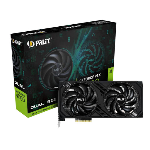 Palit RTX4060 DUAL 8GB Graphics Card-Graphics Cards-Gigante Computers