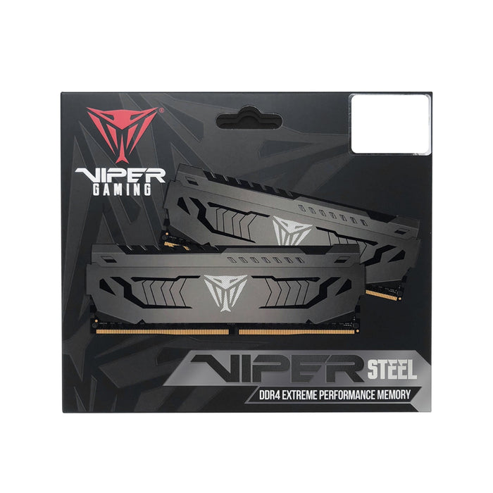 Patriot Viper Steel Series DDR4 16GB (2 x 8GB) 3200MHz Kit w/Gunmetal Grey heatshield-System Memory-Gigante Computers