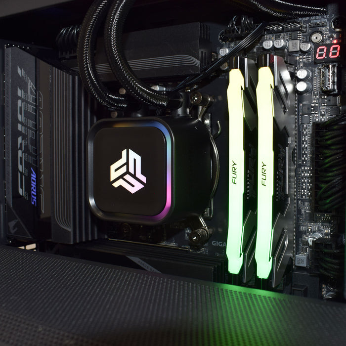 Phanteks EX5 RGB Case, AMD Ryzen 9 9950 X3D, 16 Core 5.70GHz, 65GB DDR5 RGB RAM, 1TB NVMe Gen5 + 2TB NVMe, RTX5090 32GB, WiFI 7, Windows 11 Home - Gaming PC-System Builds-Gigante Computers