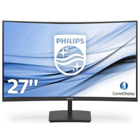 Philips 271E1SCA/00 27 Inch Curved Monitor, Full HD, VGA, HDMI, 75Hz, 4ms, Speakers, VESA-Monitors-Gigante Computers