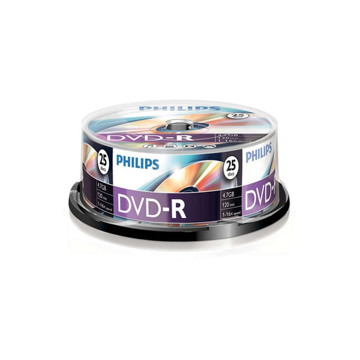 Philips DVD-R 16X 25 PK Spindle-Recordable Media-Gigante Computers