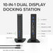 Plugable UD-6950Z Universal Dual Monitor 4K USB-A/USB-C DisplayLink Certified Docking Station-Laptop Docks-Gigante Computers