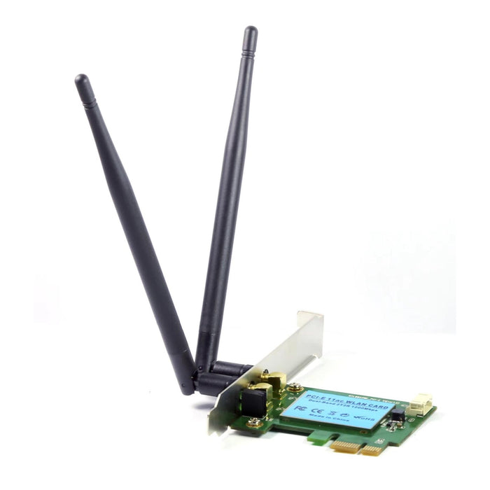 Prevo 1200mbps PCI-Express Dual Band Wireless AC Adapter with Detachable Antennas and Additional Low Profile Bracket-Networking-Gigante Computers