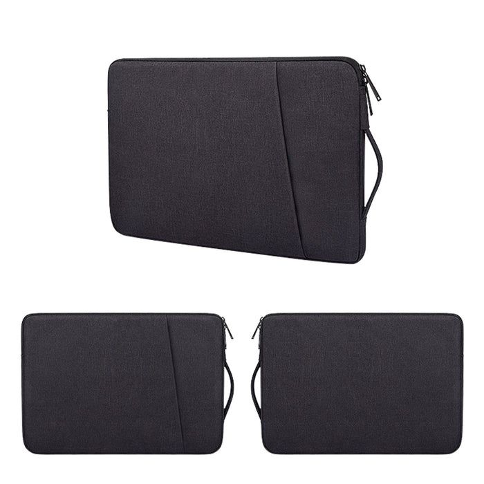 Prevo 14 Inch Laptop Sleeve, Side Pocket, Cushioned Lining, Black-Carry Cases-Gigante Computers