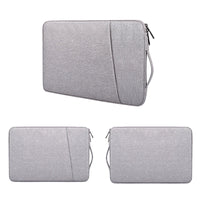 Prevo 15.6 Inch Laptop Sleeve, Side Pocket, Cushioned Lining, Light Grey-Carry Cases-Gigante Computers