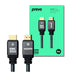 Prevo HDMI-2.1-5M HDMI Cable, HDMI 2.1 (M) to HDMI 2.1 (M), 5m, Black & Grey, Supports Displays up to 8K@60Hz, 99.9% Oxygen-Free Copper with Gold-Plated Connectors, Superior Design & Performance, Retail Box Packaging-Cables-Gigante Computers