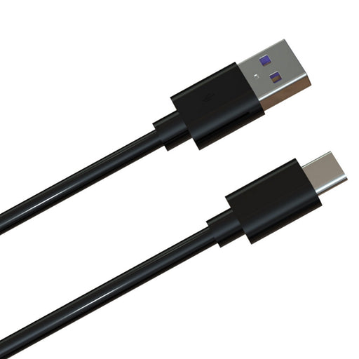 Prevo USBA-USBC-2M Data Cable, USB 2.0 Type-C (M) to USB 2.0 Type-A (M), 2m, Black, Fast Charging up to 2.1A / 5V, Nickel Plated Connectors, Superior Design & Performance, Retail Box Packaging-Cables-Gigante Computers