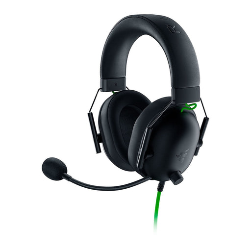 Razer BlackShark V2 X USB Wired Gaming headset with noise-cancelling mic, Black-Speakers-Gigante Computers