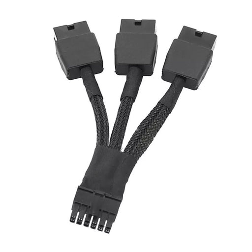Replacement 12VHPWR 12+4Pin PCIE 5.0 to 3x8Pin (6+2P) Power Cable 10cm Braided-Cables-Gigante Computers