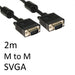SVGA (M) to SVGA (M) 2m Black OEM Display Cable-Monitor Cables-Gigante Computers