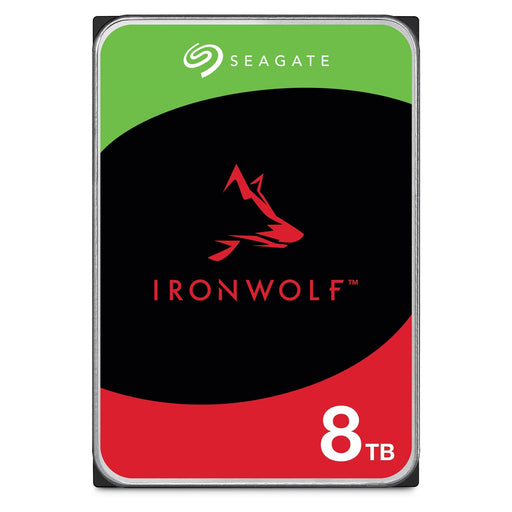 Seagate 3.5", 8TB, SATA3, IronWolf NAS Hard Drive, 7200RPM, 256MB Cache-Internal Hard Drives-Gigante Computers