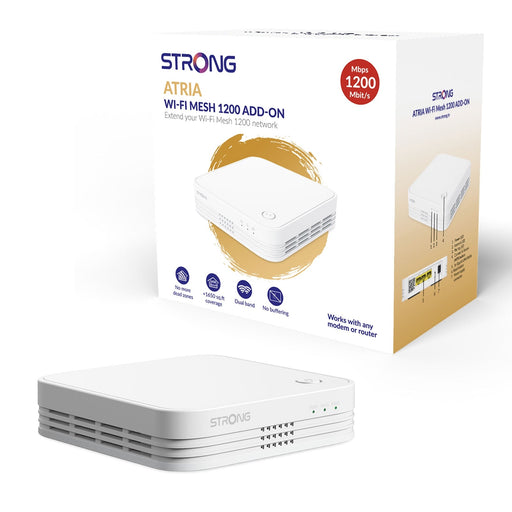 Strong MESH1200ADDUK Whole Home Wi-Fi Mesh System/Additional Unit (1 Pack) - 1,600sq.ft Coverage-Networking-Gigante Computers