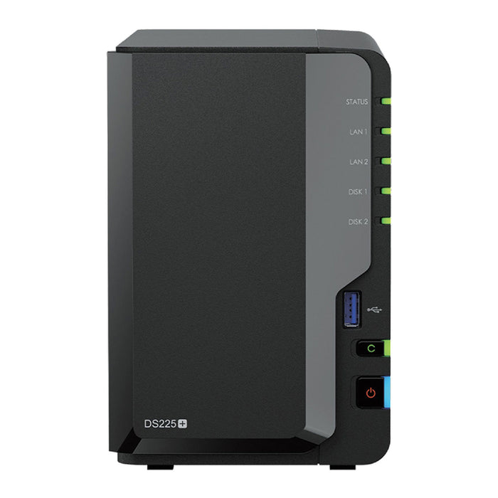 Synology DiskStation DS225+ 2 Bay Desktop NAS Enclosure-External Hard Drives / NAS-Gigante Computers