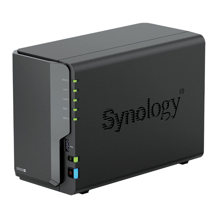Synology DiskStation DS225+ 2 Bay Desktop NAS Enclosure-External Hard Drives / NAS-Gigante Computers