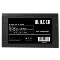 TARGET 500W Builder Series PSU with 12cm Cooling Fan - Black Edition, High-Efficiency | PFC Certified | CE Compliant | White Box Packaging-Power Supplies-Gigante Computers