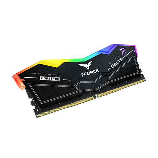 TEAMGROUP T-Force Delta RGB DDR5 Ram 32GB Kit (2x16GB) 5600MHz (PC5-44800) CL36 Desktop Memory Module Ram Black for 600 Series Chipset-Memory-Gigante Computers